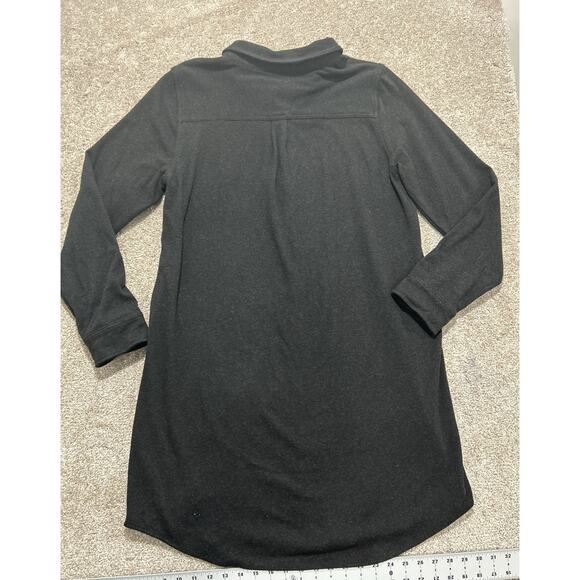 Faherty Women’s XL The Legend Sweater Dress Heathered Black Trill - Picture 9 of 9